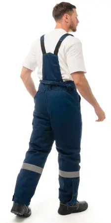 Костюм ЭДЕЛЬВЕЙС зимний с БР (т.синий/черный)