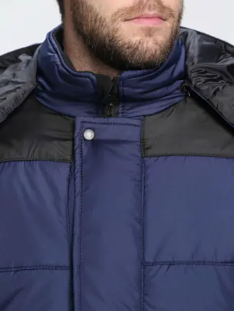 Куртка ЕВРОПА зимняя (т.синий/черный)