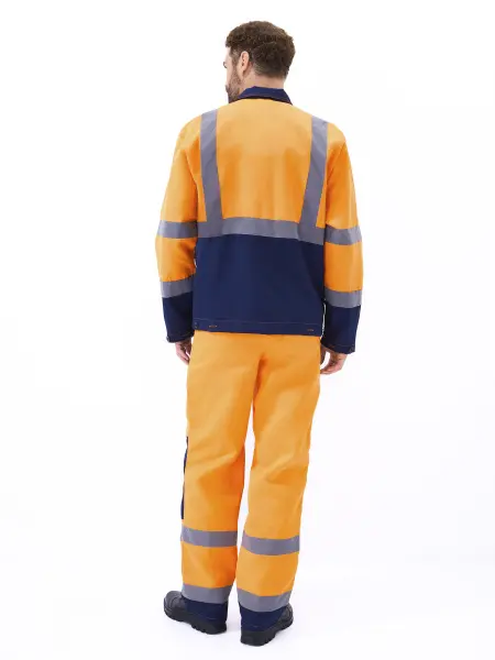 Костюм СКАНДИН с ПК (оранжевый/т.синий)