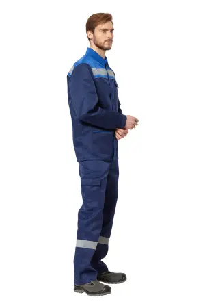 Костюм ПРАКТИК 2 с ПК (василек/т.синий)