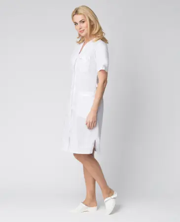 Халат СВЕТЛАНА женский (белый) женские медицинские