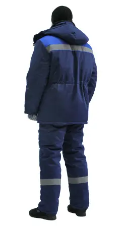 Костюм ЛИГОР-К зимний с БР (т.синий/васильковый)