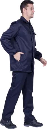 Костюм кислотостойкий с БР (т.синий)