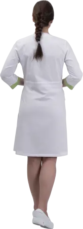 Халат МИРАЖ (белый) женские медицинские