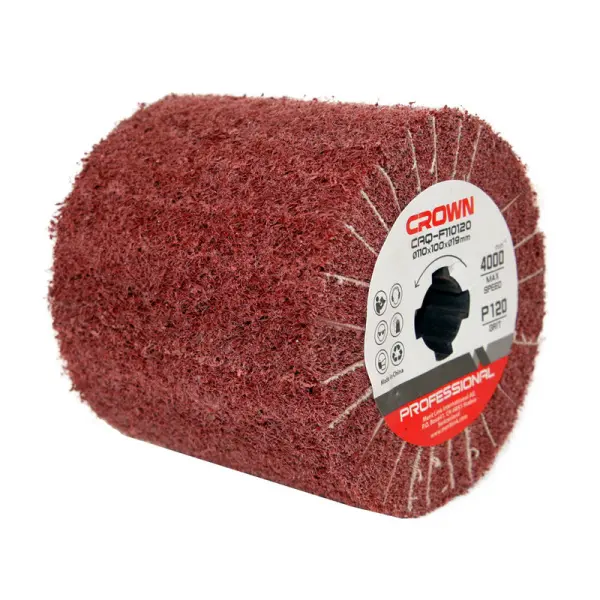 Абразивная щетка CROWN CAQ-F110120 зернистость P120