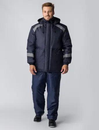 Куртка ПРОГРЕСС зимняя (т.синий)