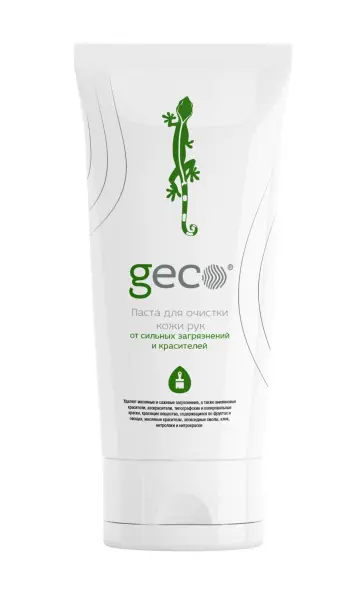 Паста GECO для очистки кожи от устойчивых загрязнений и красителей 200мл