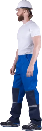 Костюм КМ-10 ЛЮКС летний с БР (василек/т.синий)