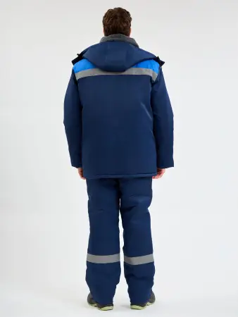 Костюм ТРУЖЕНИК-УЛЬТРА-2 СОП зимний с ПК (т.синий/васильковый)