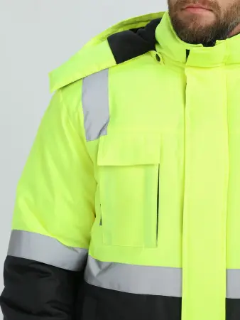 Костюм PROFLINE SPECIALIST зимний сигнальный с БР (желтый/черный)