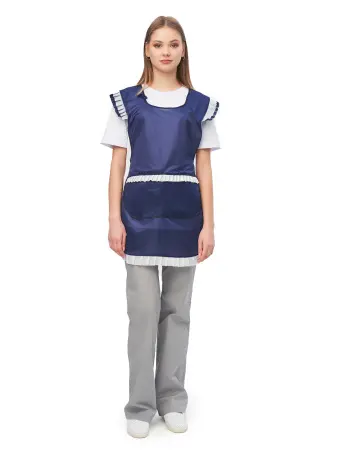 Фартук-сарафан нейлоновый (т.синий)