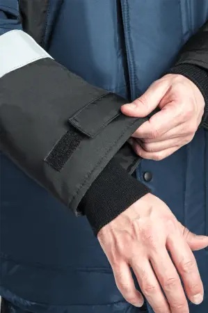 Костюм УРАГАН зимний с ПК (т.синий/черный)