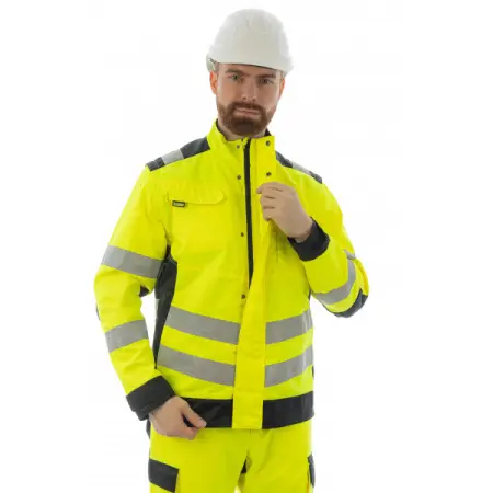 Куртка BRODEKS KS 225 сигнальная (желтый/черный)