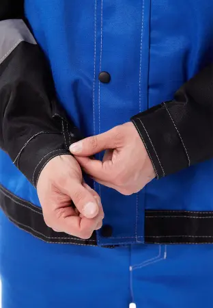 Костюм ВОЛГАРЬ с БР (василек/черный)