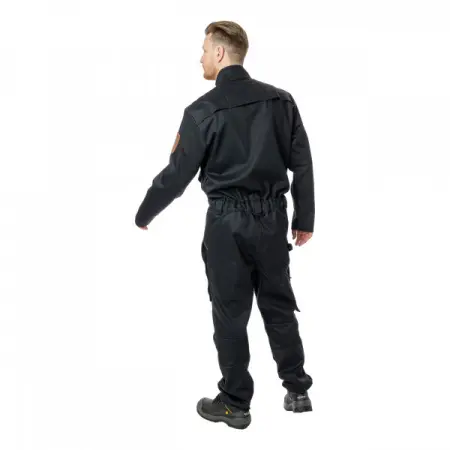 Комбинезон сварщика BRODEKS FS58-02 2 класса (черный) Комбинезон сварщика BRODEKS FS58-02 2 класса (черный)