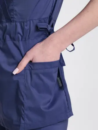 Костюм хирургический MEDLINE МОДЕРН-004 женский с БР (т.синий) женские медицинские