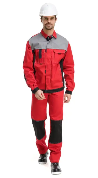 Костюм RONTA KS212 с ПК (красный/серый/черный) Костюм RONTA KS212 с ПК (красный/серый/черный)