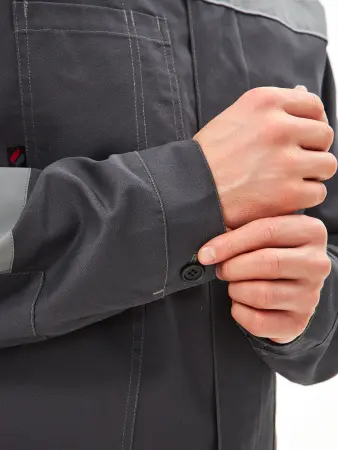 Костюм ЛИПЕЦК-1 СОП CH с БР (т.серый/св.серый) Костюм ЛИПЕЦК-1 СОП CH с БР (т.серый/св.серый)