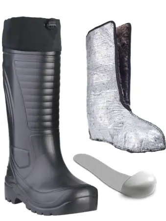 Сапоги SARDONIX НОРД 150-02-3НППС зимние ЭВА с ПП и надставкой до -40°С (черный)