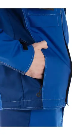 Костюм ИНДЕВОР с БР (васильковый/т.синий)