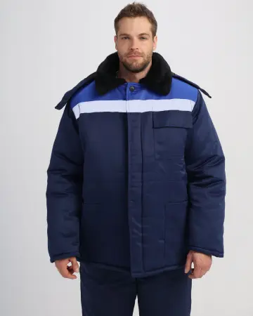 Костюм Т-2 зимний с ПК (т.синий/васильковый)