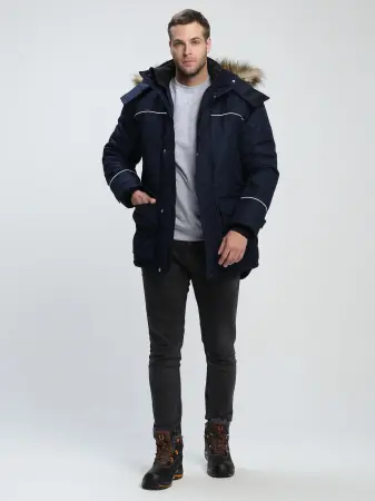 Куртка АЛЯСКА-ЛЮКС зимняя (т.синий)