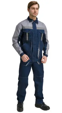 Костюм RONTA KS806 с БР (т.синий/серый) Костюм RONTA KS806 с БР (т.синий/серый)
