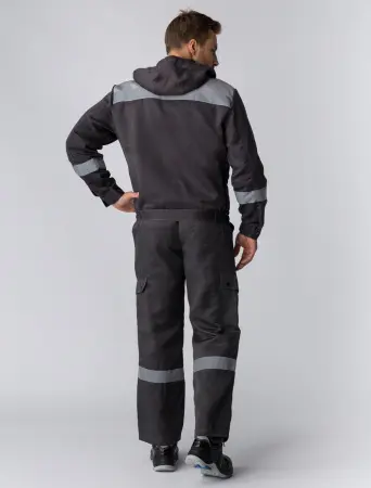 Костюм ТИТАН-2 СОП IMP с ПК (т.серый/св.серый)