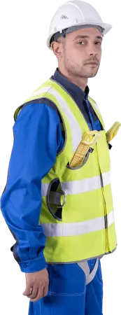 Жилет-накидка сигнальный для страховочной привязи