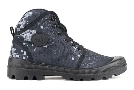 Ботинки ЛИДЕР 202 ПУ (черный кмф)