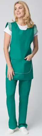 Костюм НАДЕЖДА женский с БР (зеленый/белый)