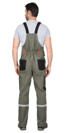 Полукомбинезон СИРИУС-СТАН (оливковый/черный/красный)