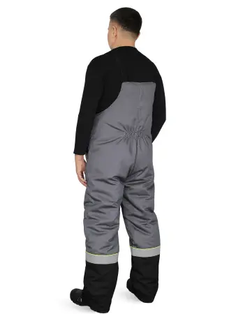 Костюм СИСТЕМА утепленный с ПК (т.серый/чёрный/лимонный)