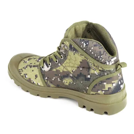 Ботинки ЛИДЕР 201 ПУ (зеленый кмф)