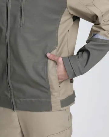 Куртка ЧЕЛСИ (хаки/бежевый)