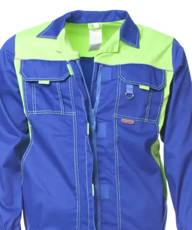 Костюм ВЕСТА женский с БР (васильковый/лимонный)