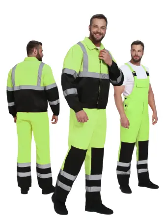 Костюм ЯРКСИОН-2 СОП К. сигнальный с ПК (желтый/черный)