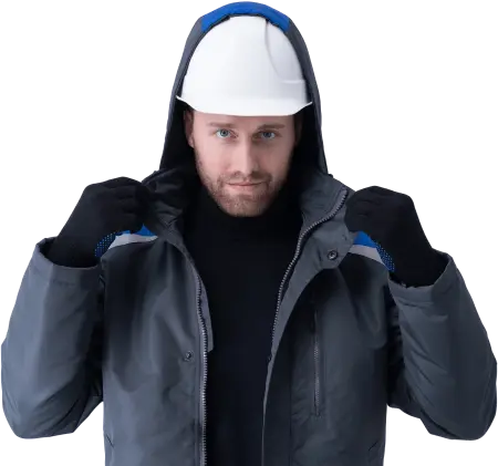 Куртка ШТУРМАН демисезонная (серый/васильковый)