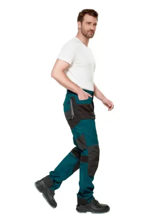 Брюки СНЕЙК (т.бирюзовый/черный)