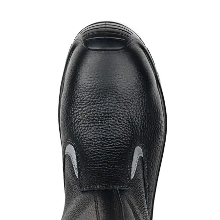 Сапоги ЛИДЕР 763РНМ ПУ-Резина с КП (черный)