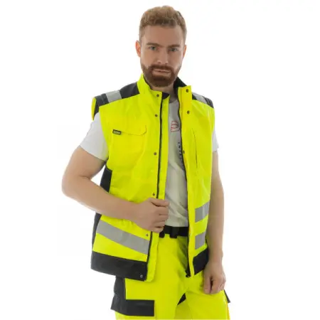 Куртка BRODEKS KS 225 сигнальная (желтый/черный)