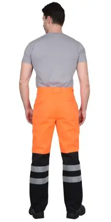 Костюм СИРИУС-МАГИСТРАЛЬ-ЛЮКС с БР (оранжевый/черный)