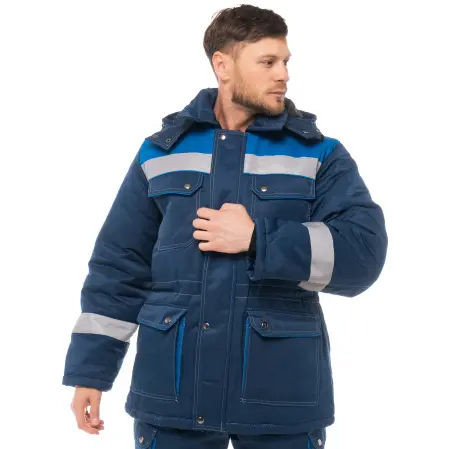 Костюм АНТЕЙ зимний с СОП с ПК (т.синий/васильковый)