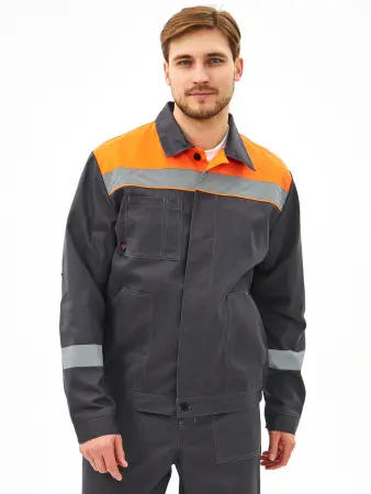 Костюм ЛИПЕЦК-1 СОП CH с БР (т.серый/оранжевый) Костюм ЛИПЕЦК-1 СОП CH с БР (т.серый/оранжевый)