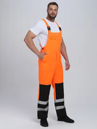 Костюм ЯРКСИОН-2 СОП К. сигнальный с ПК (оранжевый/т.синий)