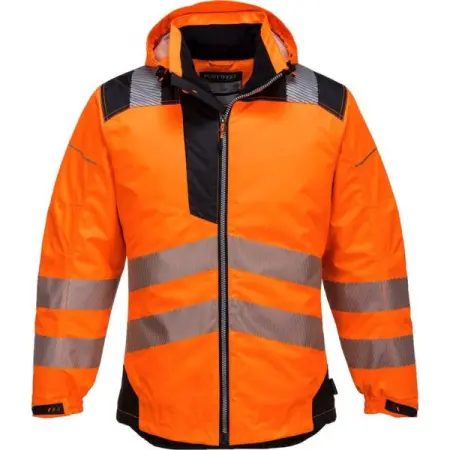 Куртка PORTWEST T400 зимняя (оранжевый/черный)