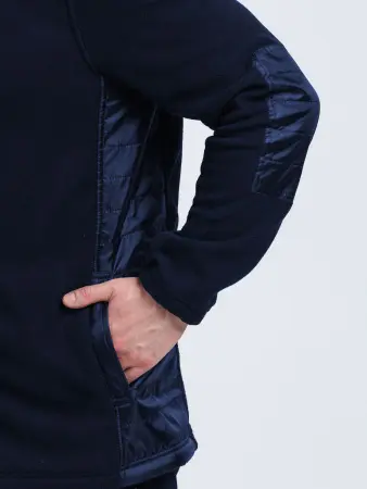 Куртка КЭМП флисовая с капюшоном (т.синий)