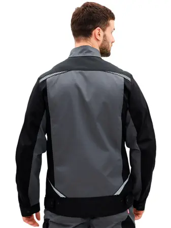 Куртка RONTA KR271 (т.серый/черный)