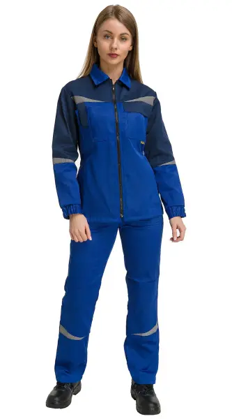 Костюм RONTA KS625 женский с БР (т.синий/василек) Костюм RONTA KS625 женский с БР (т.синий/василек)