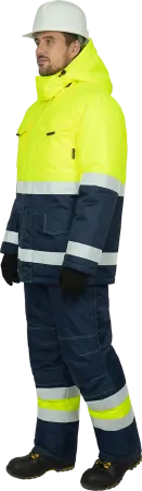 Костюм БРАЙТ зимний с ПК (желтый/синий)